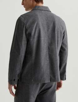 Landon Blazer Static Grey Classic Blazer MENS TOPS Photo 6