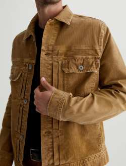 Sid Corduroy Jacket 10 Years Sulfur Vintage Coin AG-ed™ Corduroy Pleated Trucker  MENS TOPS Photo 3
