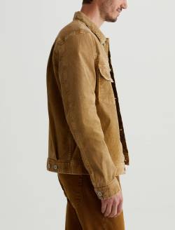 Sid Corduroy Jacket 10 Years Sulfur Vintage Coin AG-ed™ Corduroy Pleated Trucker  MENS TOPS Photo 4