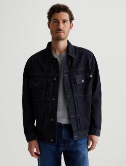 Sid Selvage Jacket Post Pleated Trucker MENS TOPS Photo 2
