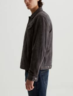 Dart Jacket Berlin Steel Suede Classic Trucker MENS TOPS Photo 6
