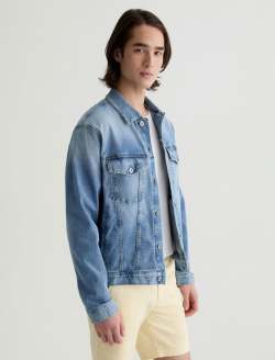 Dart Jacket Ancient Classic Trucker AG Cloud Soft Denim™ MENS TOPS Photo 4
