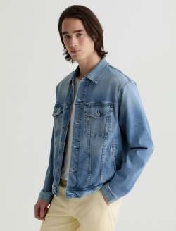 Dart Jacket Ancient Classic Trucker AG Cloud Soft Denim™ MENS TOPS Photo 7