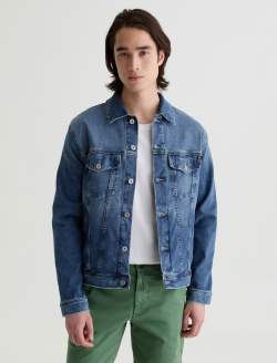 Dart Jacket Criterion Classic Trucker AG Cloud Soft Denim™ MENS TOPS Photo 1