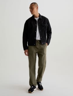 Sid Commuter Performance Jacket True Black Pleated Trucker MENS TOPS Photo 5