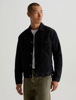 Sid Commuter Performance Jacket True Black Pleated Trucker MENS TOPS Photo 7