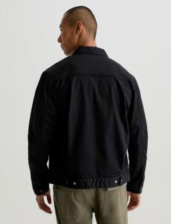 Sid Commuter Performance Jacket True Black Pleated Trucker MENS TOPS Photo 8