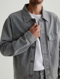 Philip Coat Sulfur Ocean Breeze Modern Chore Coat MENS TOPS Photo 3
