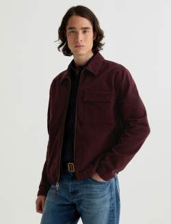 Philip Moleskin Zip Jacket Mulberry Modern Chore Coat MENS TOPS Photo 7
