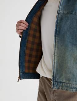 Philip Zip Jacket Durango Modern Chore Coat MENS TOPS Photo 3