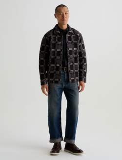 Leon Jacket Dark Grey Multi Chore Coat MENS TOPS Photo 5