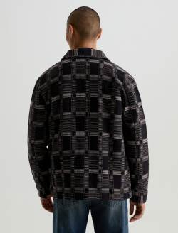 Leon Jacket Dark Grey Multi Chore Coat MENS TOPS Photo 8