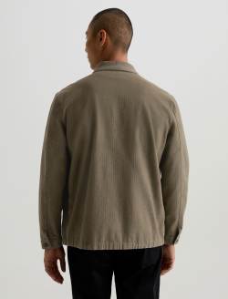 George Herringbone Jacket Dusty Sage Utility Shirt Jacket MENS TOPS Photo 8