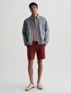 Sid Linen Jacket Sterling Pleated Trucker MENS TOPS Photo 5