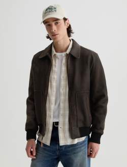 Charles Jacket Adventure Leather Bomber MENS TOPS Photo 7