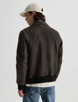 Charles Jacket Adventure Leather Bomber MENS TOPS Photo 8
