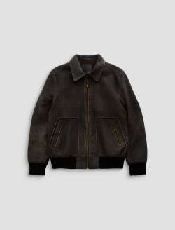 Charles Jacket Adventure Leather Bomber MENS TOPS Photo 1
