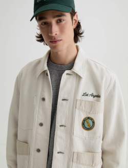 Adam Jacket Natural Oak Relaxed Chore Coat MENS TOPS Photo 3