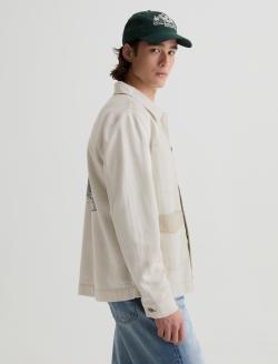 Adam Jacket Natural Oak Relaxed Chore Coat MENS TOPS Photo 4