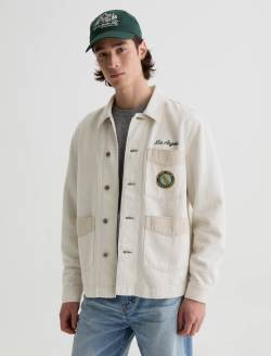 Adam Jacket Natural Oak Relaxed Chore Coat MENS TOPS Photo 6