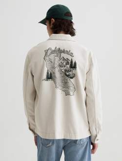 Adam Jacket Natural Oak Relaxed Chore Coat MENS TOPS Photo 7