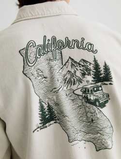 Adam Jacket Natural Oak Relaxed Chore Coat MENS TOPS Photo 8