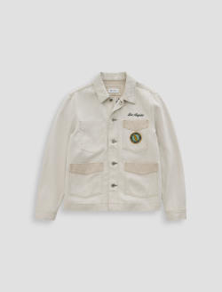 Adam Jacket Natural Oak Relaxed Chore Coat MENS TOPS Photo 1