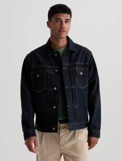 Sid Selvage Jacket Vineyard Rinse Pleated Trucker MENS TOPS Photo 2