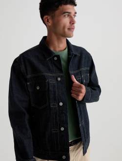Sid Selvage Jacket Vineyard Rinse Pleated Trucker MENS TOPS Photo 3