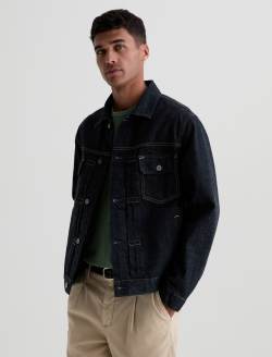 Sid Selvage Jacket Vineyard Rinse Pleated Trucker MENS TOPS Photo 7