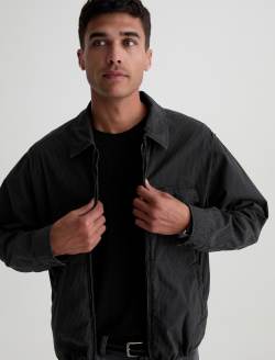 Riley Jacket Sulfur Antique Black Coach Jacket MENS TOPS Photo 3
