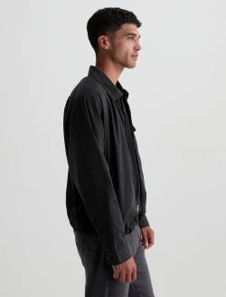 Riley Jacket Sulfur Antique Black Coach Jacket MENS TOPS Photo 4
