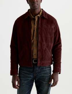 Keys Corduroy Jacket Sulfur Jazz Berry Zip Front Jacket MENS TOPS Photo 2