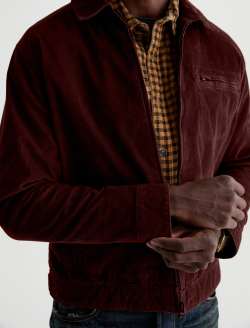 Keys Corduroy Jacket Sulfur Jazz Berry Zip Front Jacket MENS TOPS Photo 3