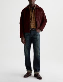 Keys Corduroy Jacket Sulfur Jazz Berry Zip Front Jacket MENS TOPS Photo 5