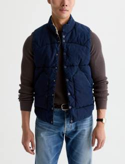 Mccoy Vest Midnight Jazz Nylon Puffer Vest MENS TOPS Photo 2