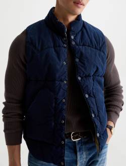 Mccoy Vest Midnight Jazz Nylon Puffer Vest MENS TOPS Photo 3