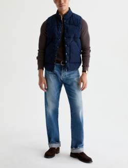 Mccoy Vest Midnight Jazz Nylon Puffer Vest MENS TOPS Photo 5