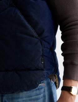 Mccoy Vest Midnight Jazz Nylon Puffer Vest MENS TOPS Photo 6