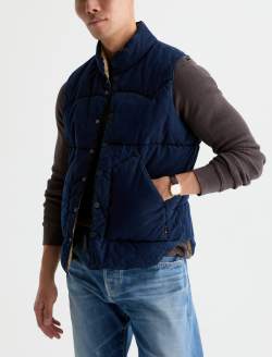 Mccoy Vest Midnight Jazz Nylon Puffer Vest MENS TOPS Photo 7