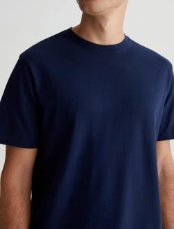 Bryce Crew Deep Navy Classic Crew Neck MENS TOPS Photo 3