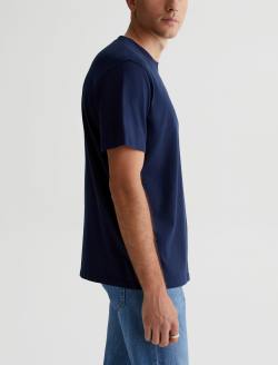 Bryce Crew Deep Navy Classic Crew Neck MENS TOPS Photo 5