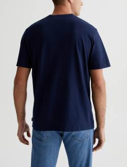 Bryce Crew Deep Navy Classic Crew Neck MENS TOPS Photo 6