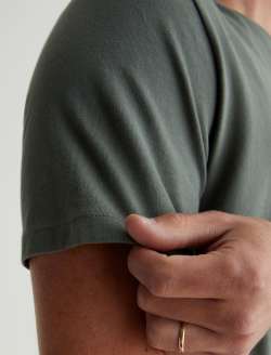 Bryce Crew Hunter Sage Classic Crew Neck MENS TOPS Photo 5