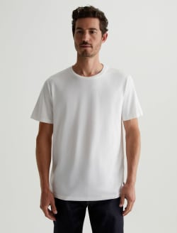 Bryce Crew Ivory Dust Classic Crew Neck MENS TOPS Photo 2