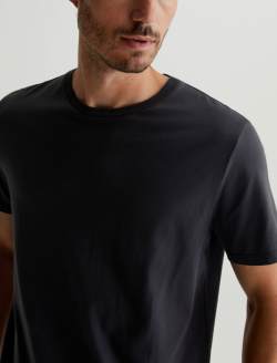 Bryce Crew Ink Stone Classic Crew Neck MENS TOPS Photo 2