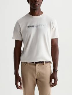 Bryce Crew Indigo Sessions Ivory Dust Classic Graphic Tee MENS TOPS Photo 2