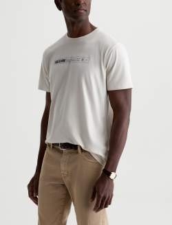 Bryce Crew Indigo Sessions Ivory Dust Classic Graphic Tee MENS TOPS Photo 7