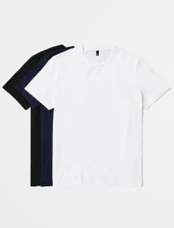 Bryce Crew 3-Pack Essential Assorted Classic Crew Neck MENS TOPS Photo 2
