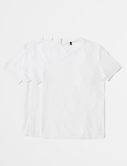 Bryce Crew 3-Pack Essential True White Classic Crew Neck MENS TOPS Photo 2